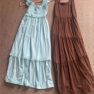 Tank top maxi dresses size large